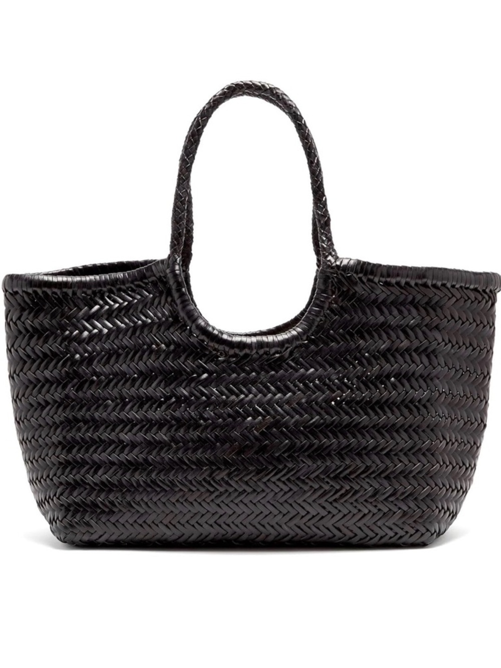 Nantu-K BIG YOCO (Y99880NKB) Woven Leather Tote Bag